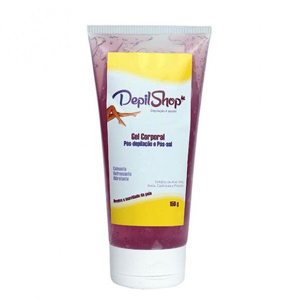 Gel Corporal Pós Depilação Depilshop 150g - VALIDADE: MAIO/2026