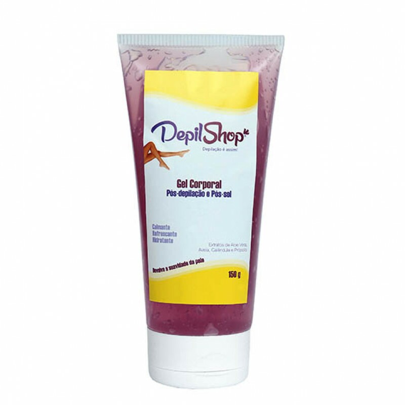 Gel Corporal Pós Depilação Depilshop 150g - VALIDADE: MAIO/2026