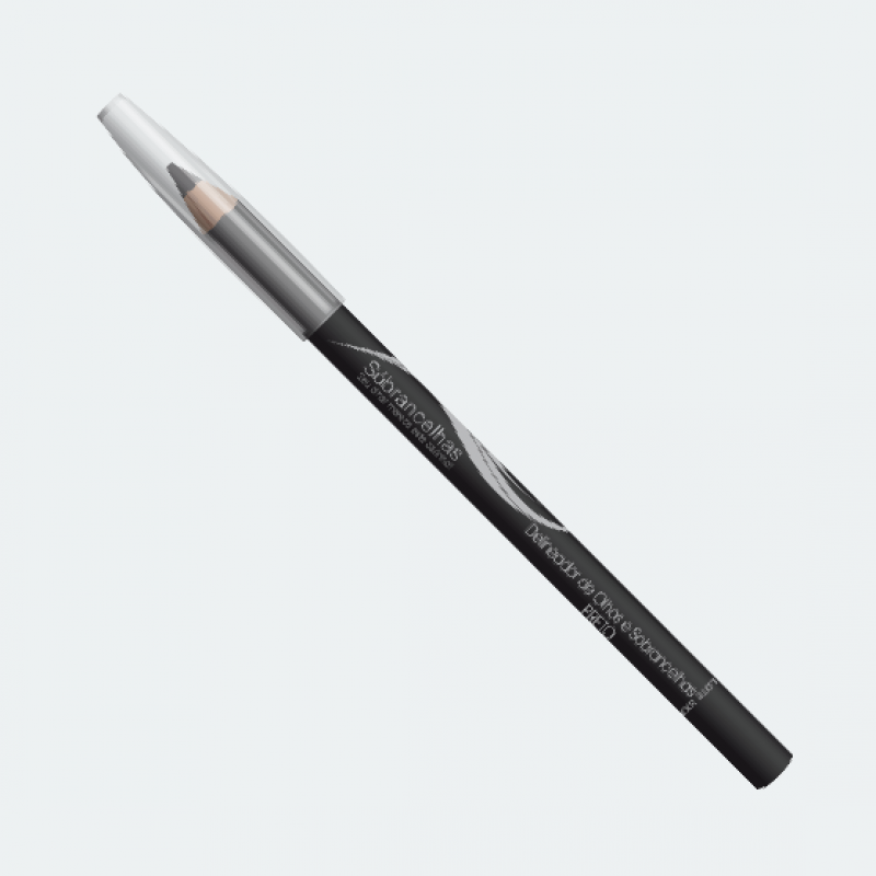Lápis Delineador para Olhos e Sobrancelhas Preto - Sóbrancelhas  - VALIDADE NOV/2027