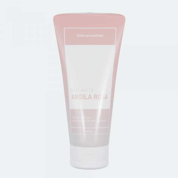 Máscara de Argila Rosa 60g Sobrancelhas - VALIDADE A PARTIR DE MAIO/2028