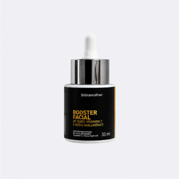 Booster Facial de Ouro, Vitamina C e Ácido Hialurônico 30ml Booster Facial de Ouro, Vitamina C e Ácido Hialurônico 30ml