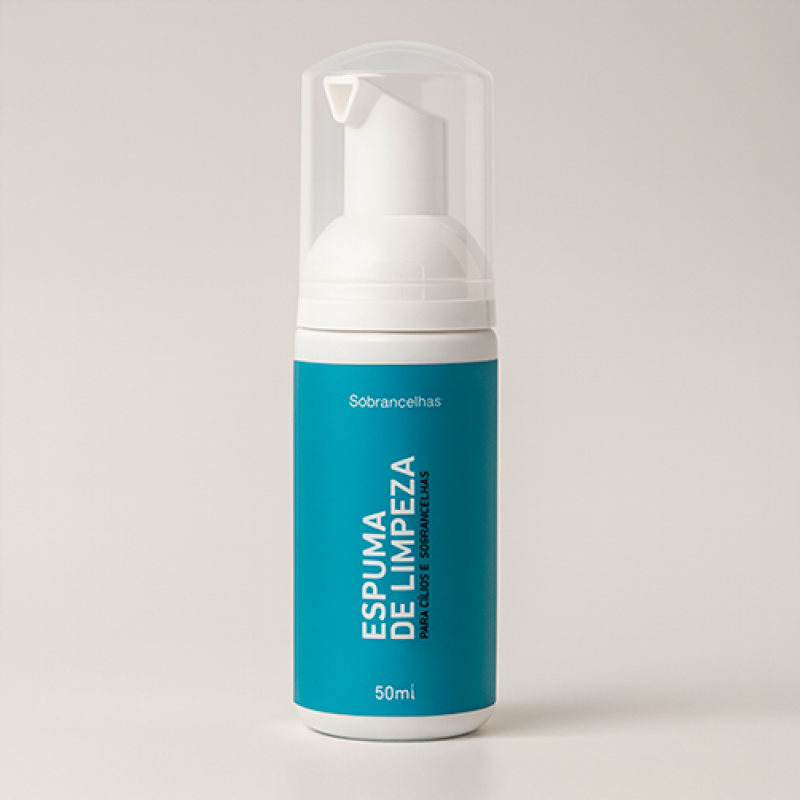 Espuma de Limpeza para Cílios e Sobrancelhas 50ml Espuma de Limpeza para Cílios e Sobrancelhas 50ml