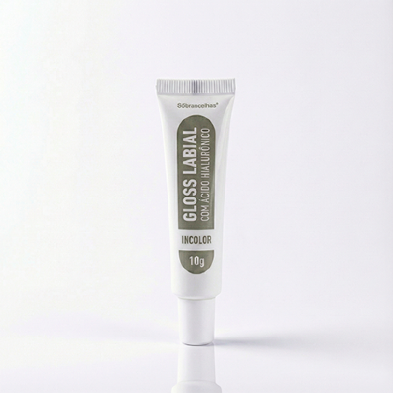 Gloss Labial Incolor com Ácido Hialurônico 10g 