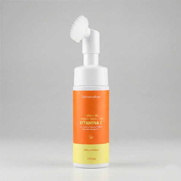 Espuma de Limpeza Facial com Vitamina C 150ml - Espuma de Limpeza Facial com Vitamina C 150ml -