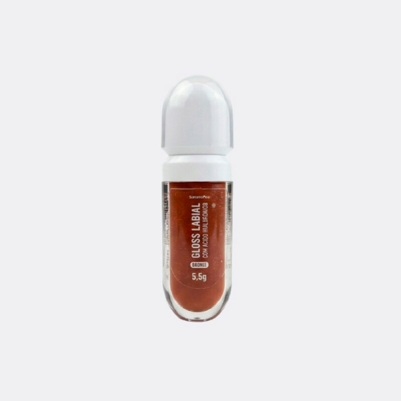 Gloss Labial Bronze com Ácido Hialurônico 5,5g 