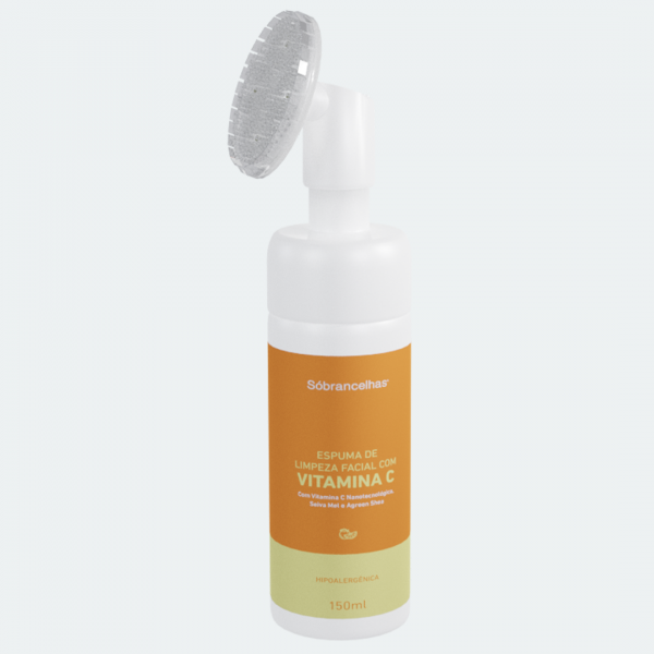 Espuma de Limpeza Facial com Vitamina C 150ml Sobrancelhas - VALIDADE A PARTIR DE SETEMBRO/2028