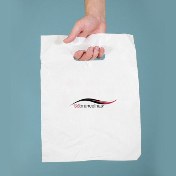 Sacola Plástica Biodegradável Sóbrancelhas