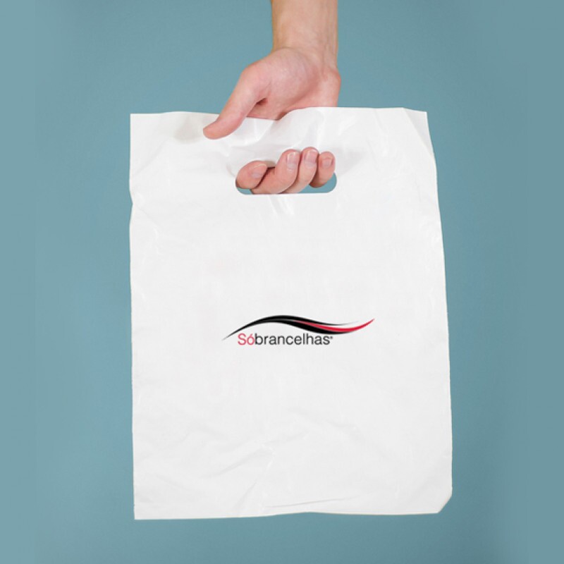 Sacola Plástica Biodegradável Sóbrancelhas